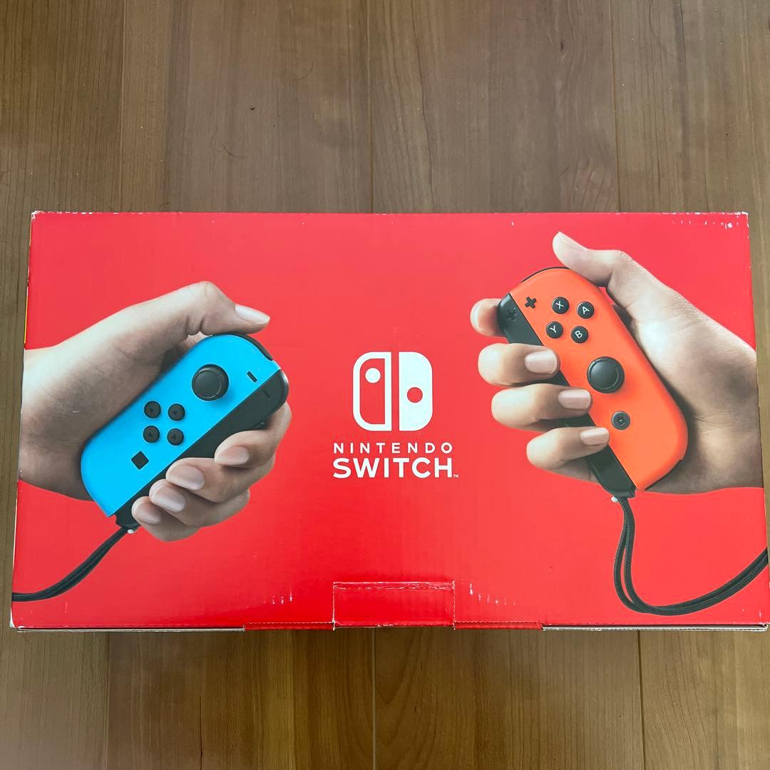 【新品未使用】Nintendo Switch 本体 ネオンレッド/ネオンブルー