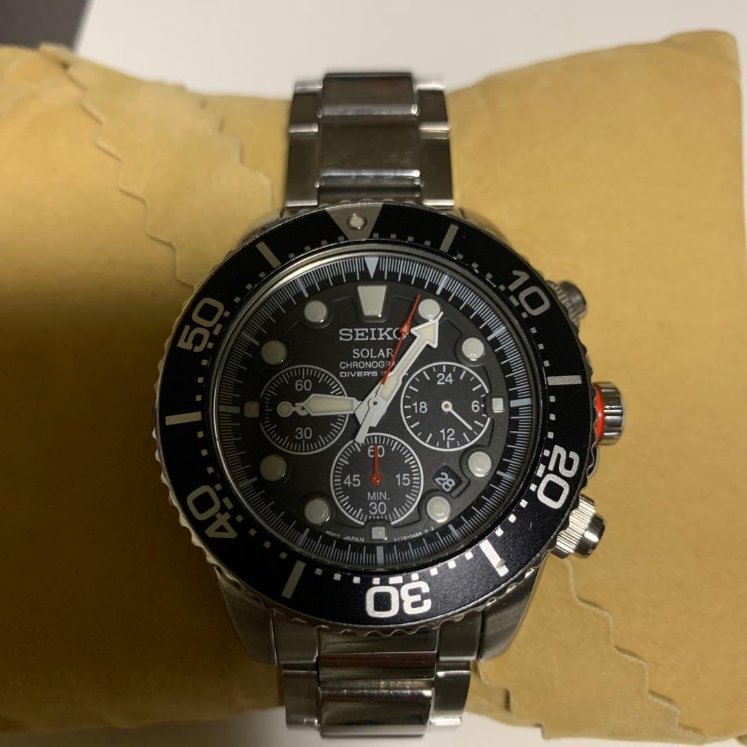 【だい】美品 セイコー SEIKO SSC015P1ソーラー 腕時計