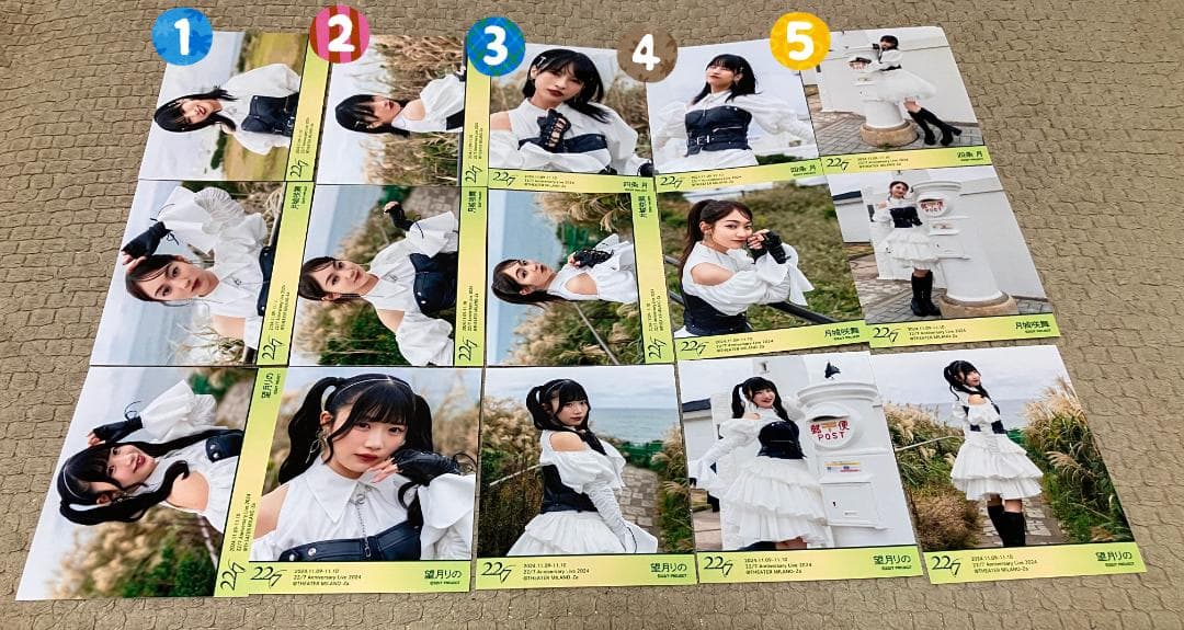 ナナニジ　22/7　14th衣装　ブロマイド　バラ売り