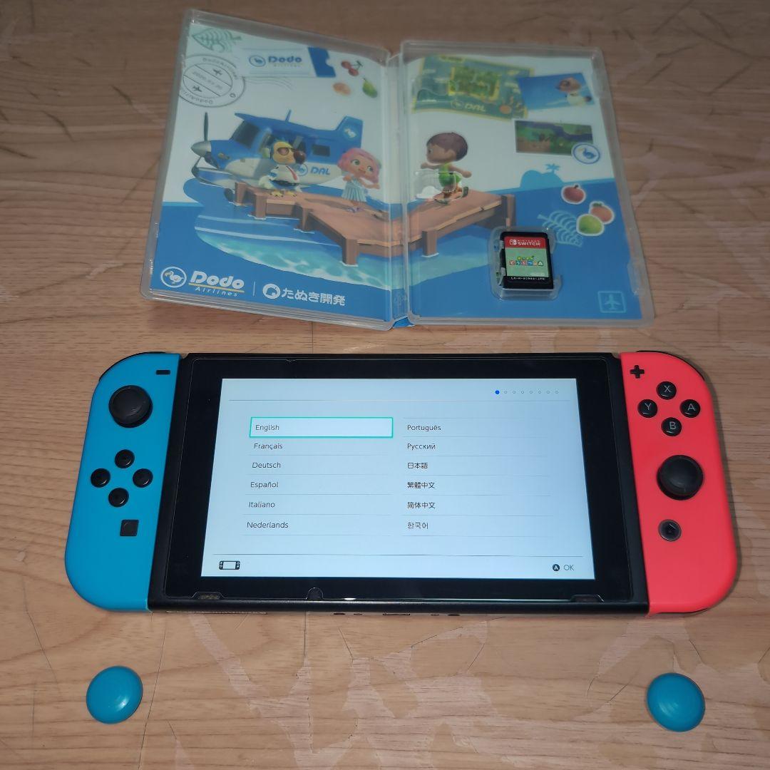 （旧）switch本体、あつまれどうぶつの森、プロコン（一部ジャンク）セット