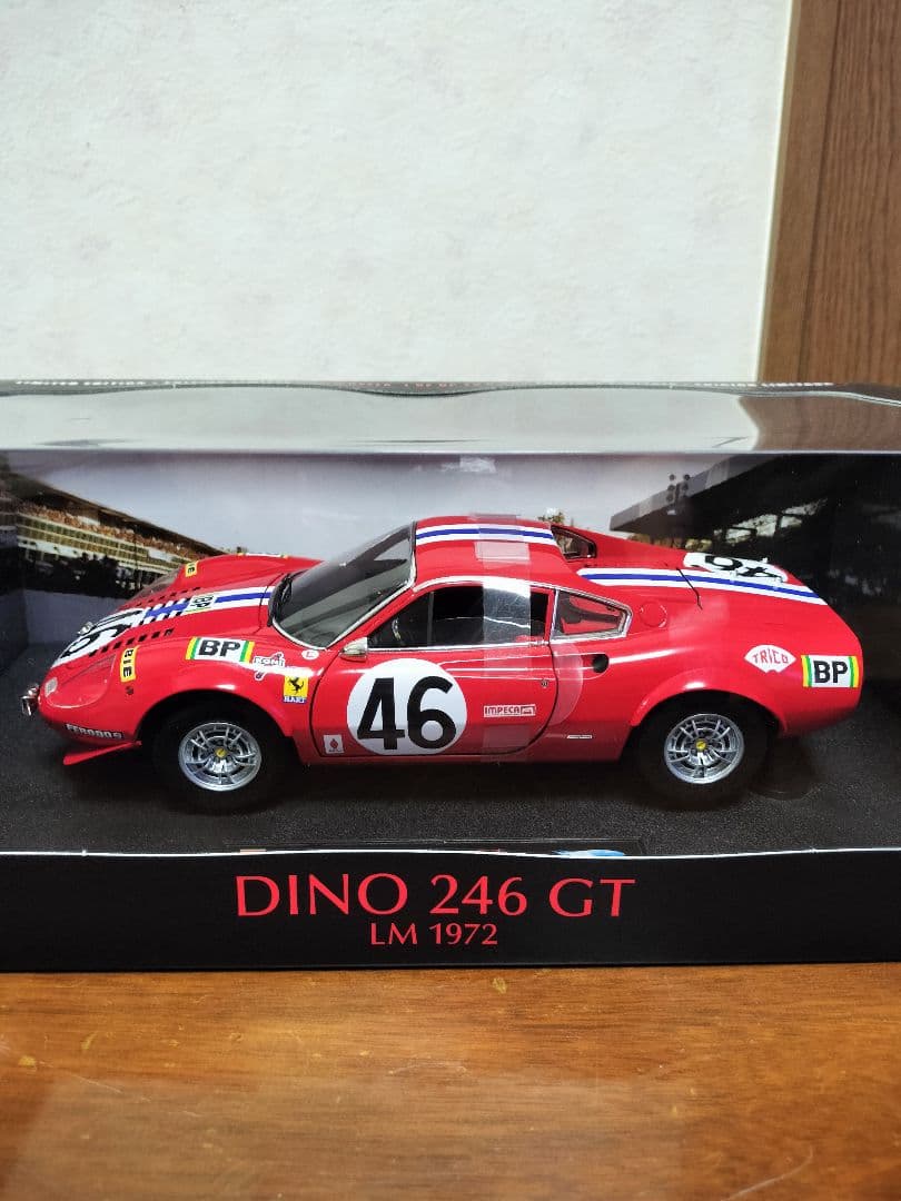 京商1/18【マテルエリート】フェラーリディーノ246GTLM1972新品未開封