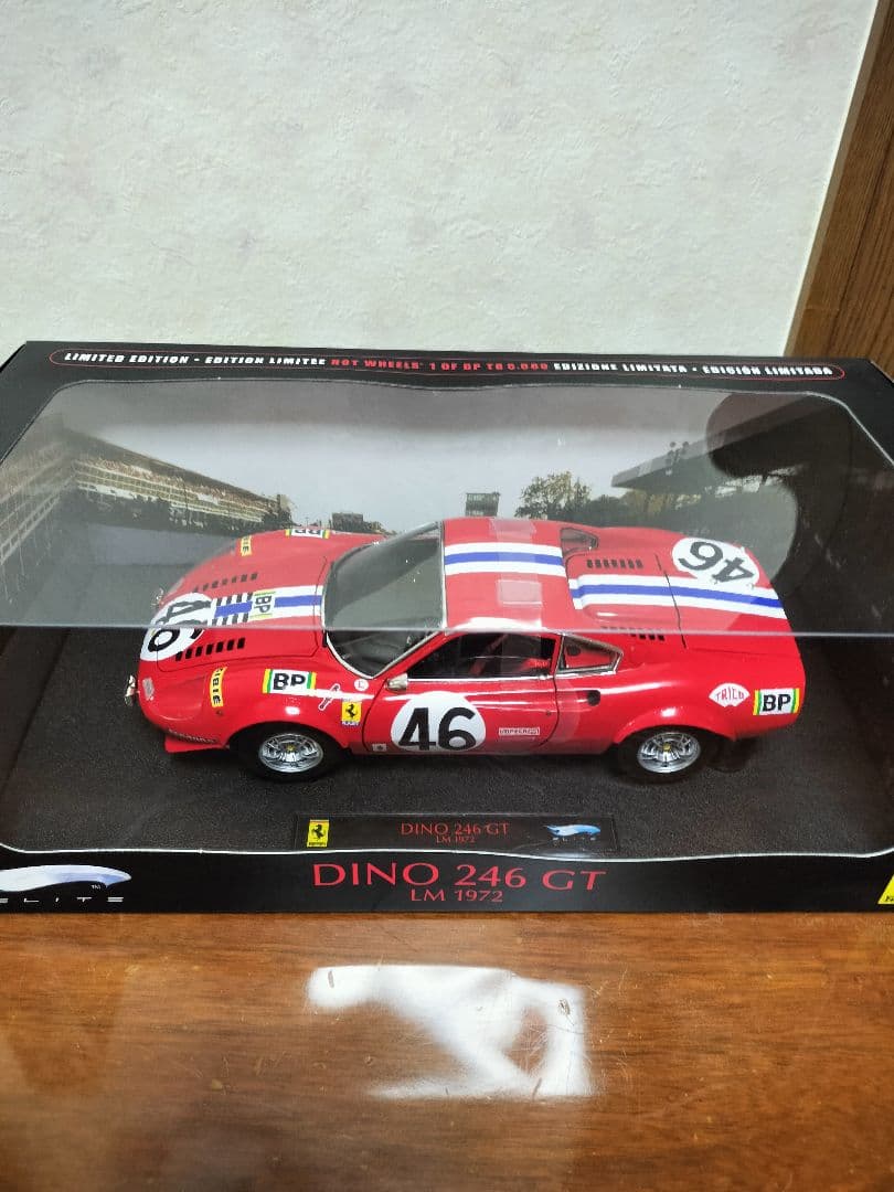 京商1/18【マテルエリート】フェラーリディーノ246GTLM1972新品未開封