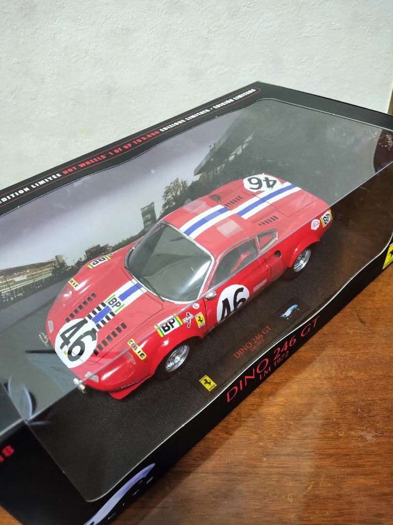 京商1/18【マテルエリート】フェラーリディーノ246GTLM1972新品未開封