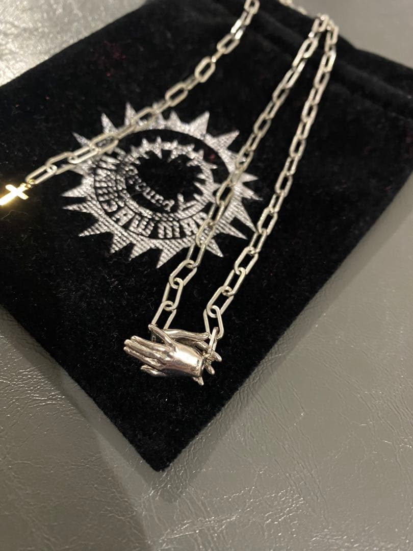 未使用Ground Y チェンソーマンコラボ マキマの手ネックレス シルバー