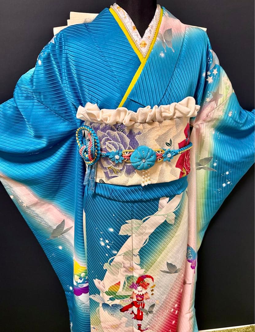 超レア物 絵本作家 永田萌監修『MOE』メルヘンな世界観振袖成人式7点