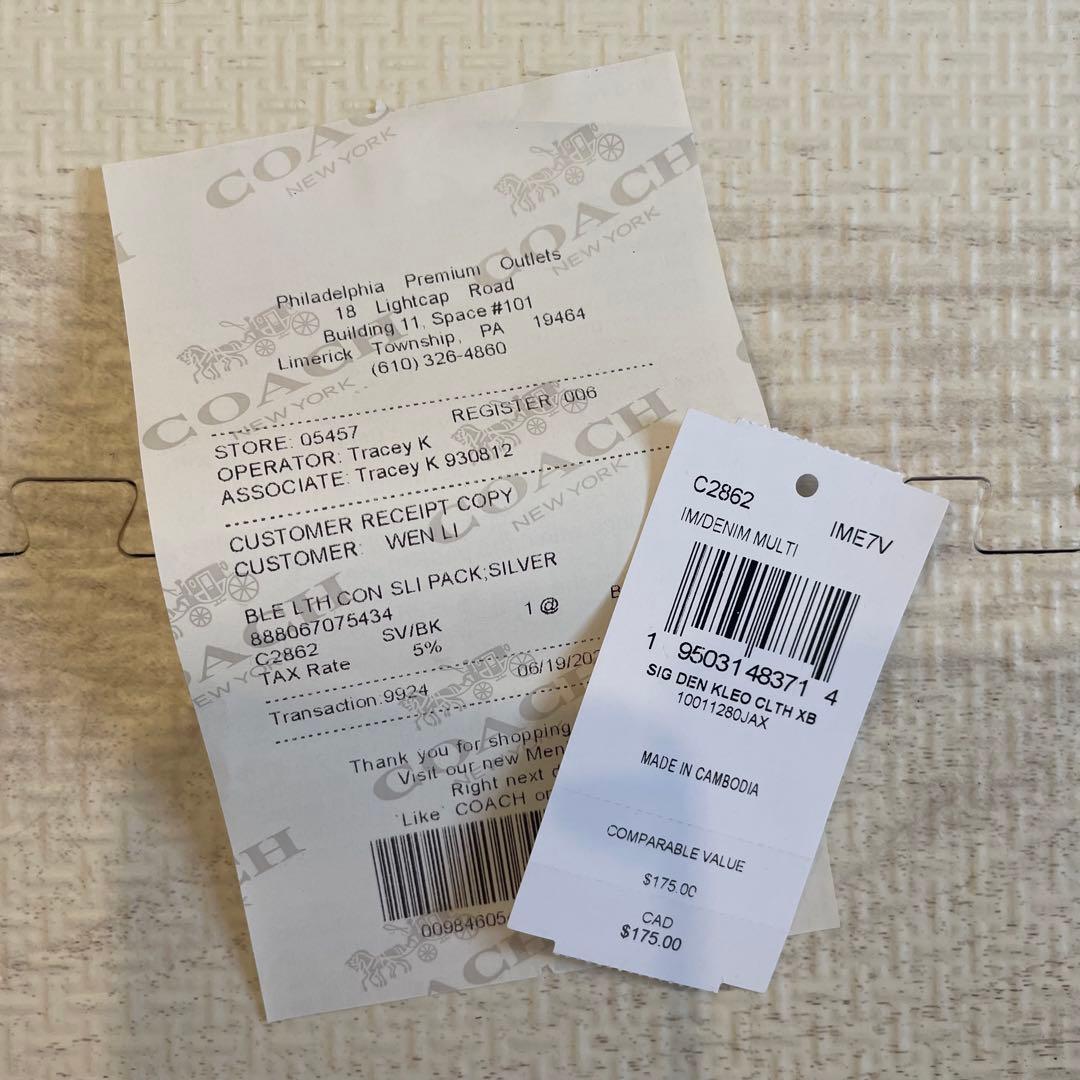 【りんご】COACH　コーチ　折り財布　スナップウォレット　正規品