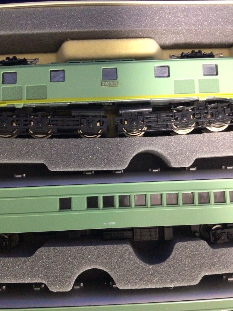 確認用 KATO 関水金属 Nゲージ 電気機関車と客車セット デッドストック