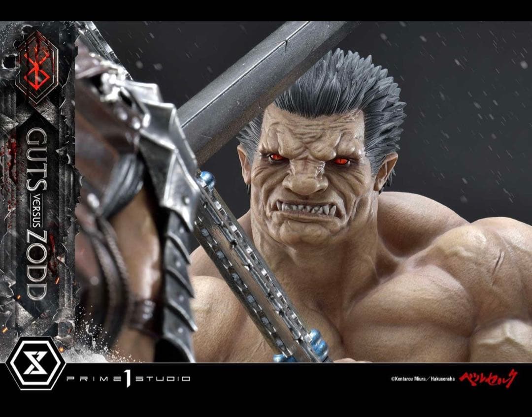 ベルセルク ガッツVSゾッドDX版プライム1スタジオスタチューフィギュア