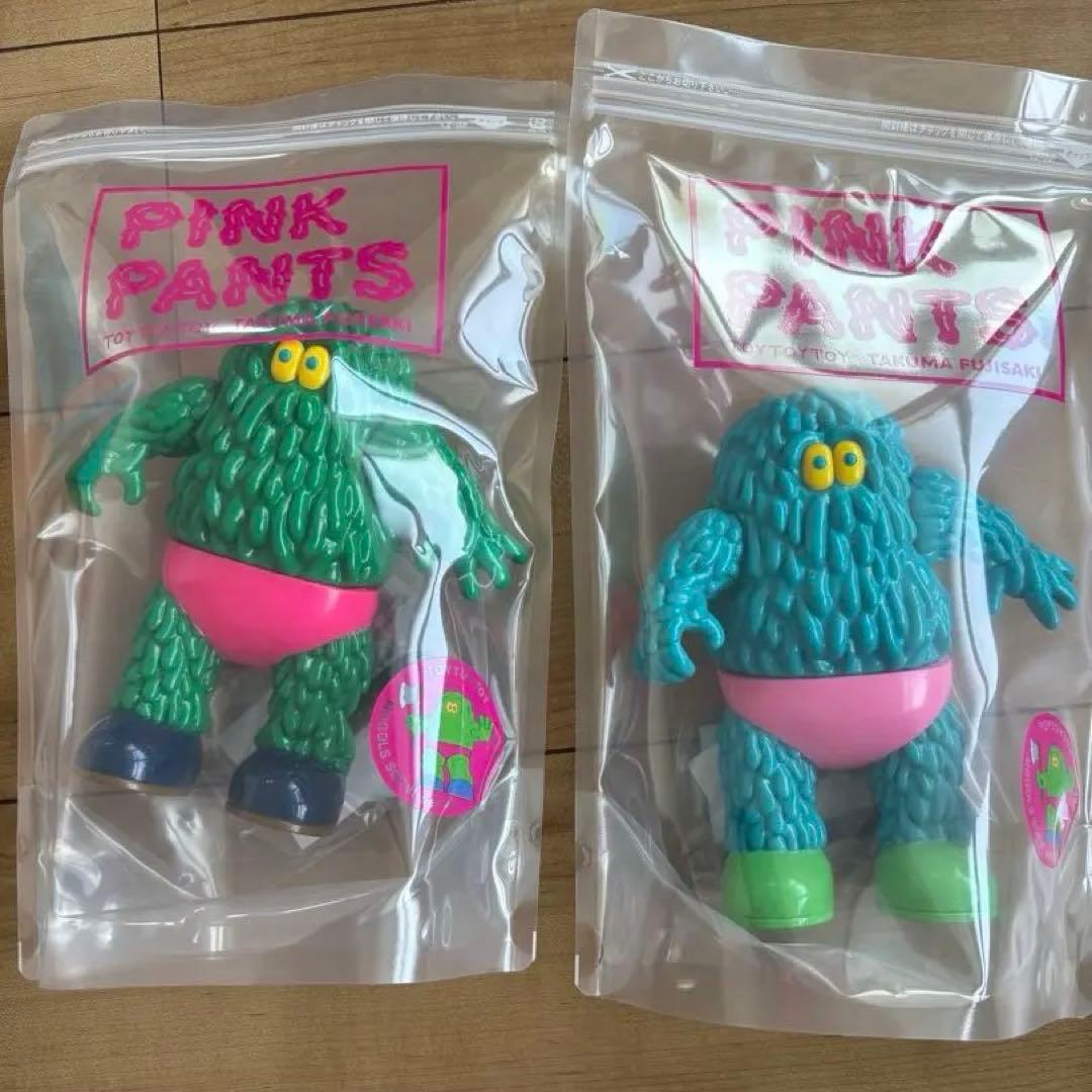 新品　フジサキタクマ　ソフビ　セット　モールミュータント　ピンクパンツ 新品フジサキタクマソフビセットモールミュータントピンクパンツ