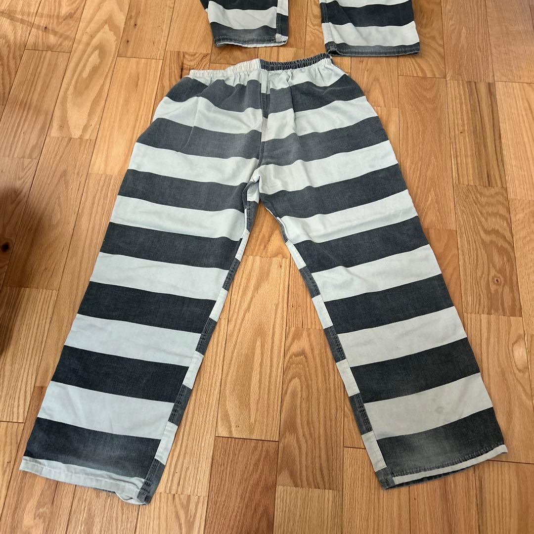 80s ビンテージプリズナーパンツprisoner jail 囚人服