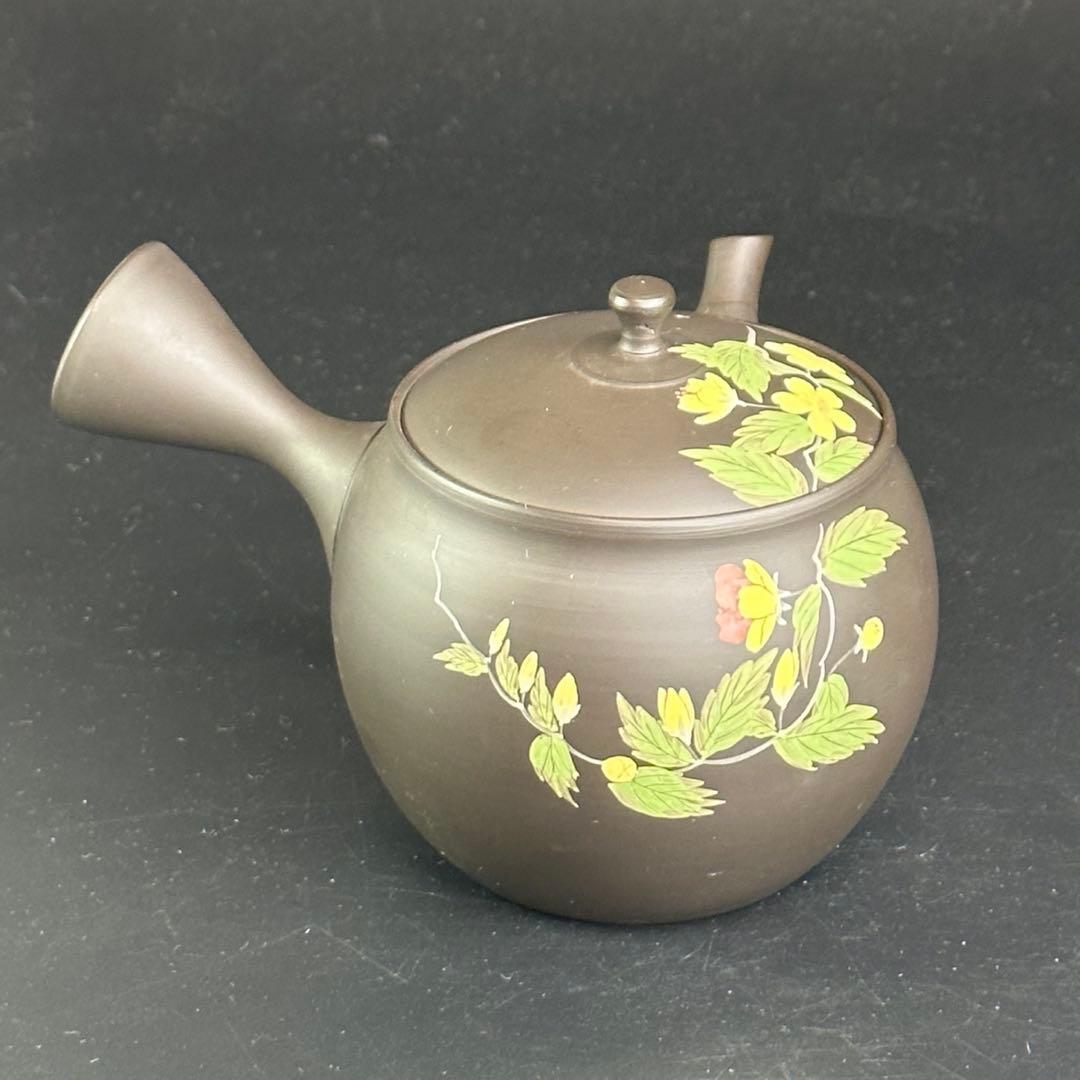 常滑焼　昭龍　黄花急須　茶器　茶道具　茶注　煎茶道具