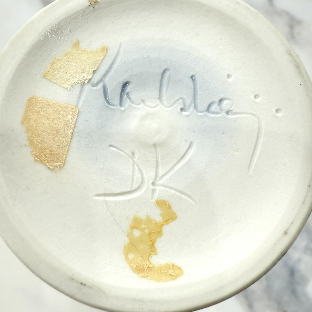 デンマークの作家物　陶器製カクテルグラス、小ゴブレット 5個セット