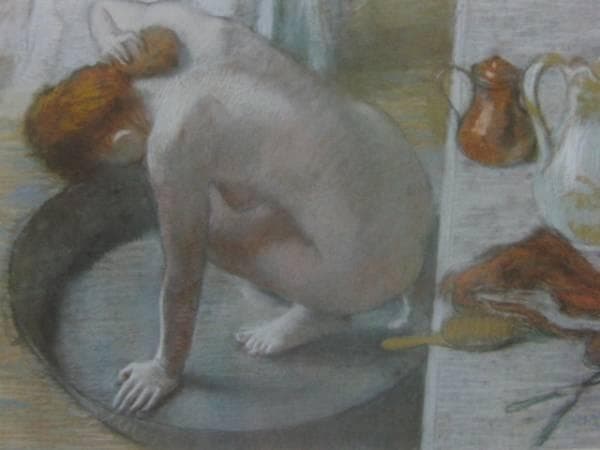 エドガー・ドガ、浴槽、希少画集画、新品額装付