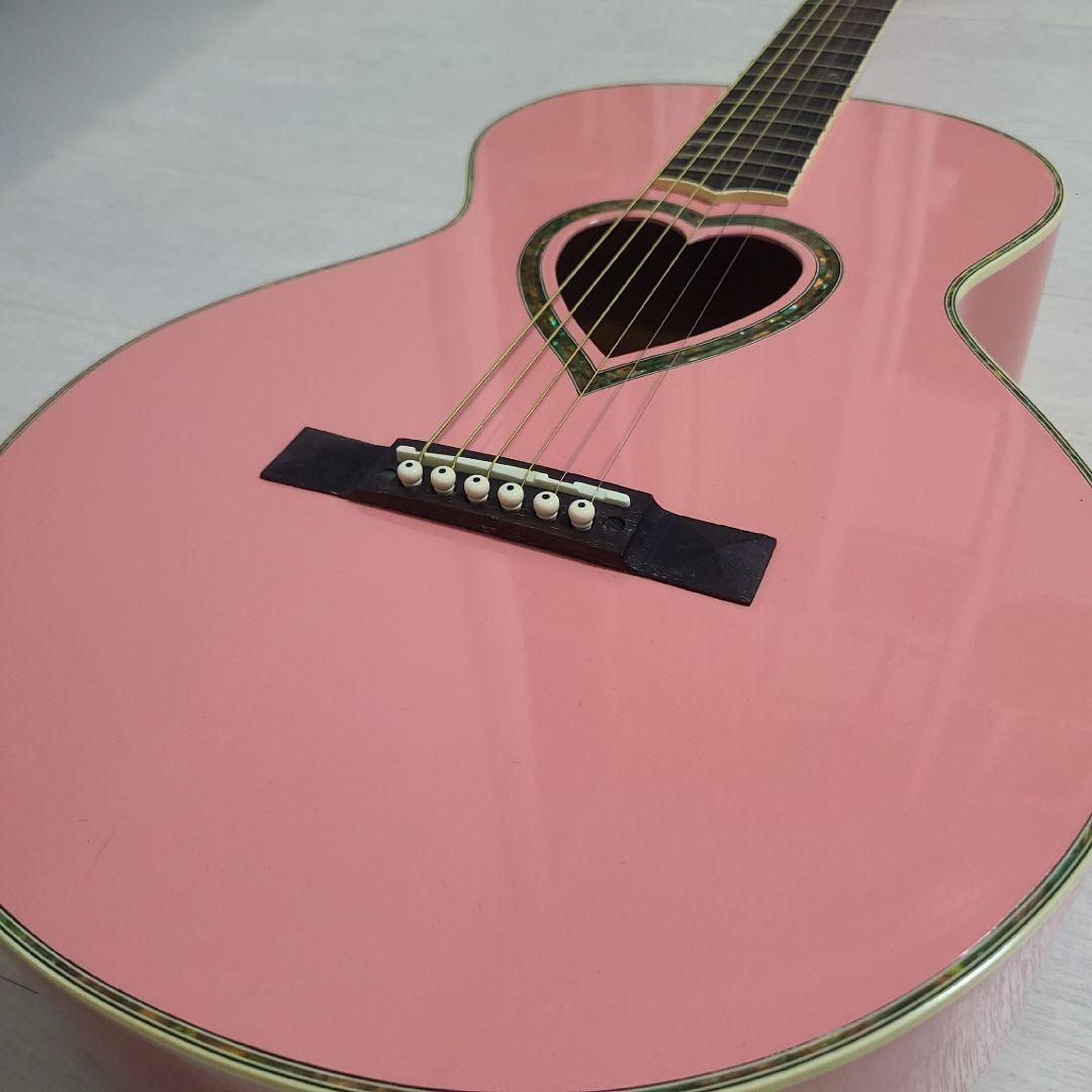 希少】JJ Heart アコースティックギター JJC-HRTKIT ピンク