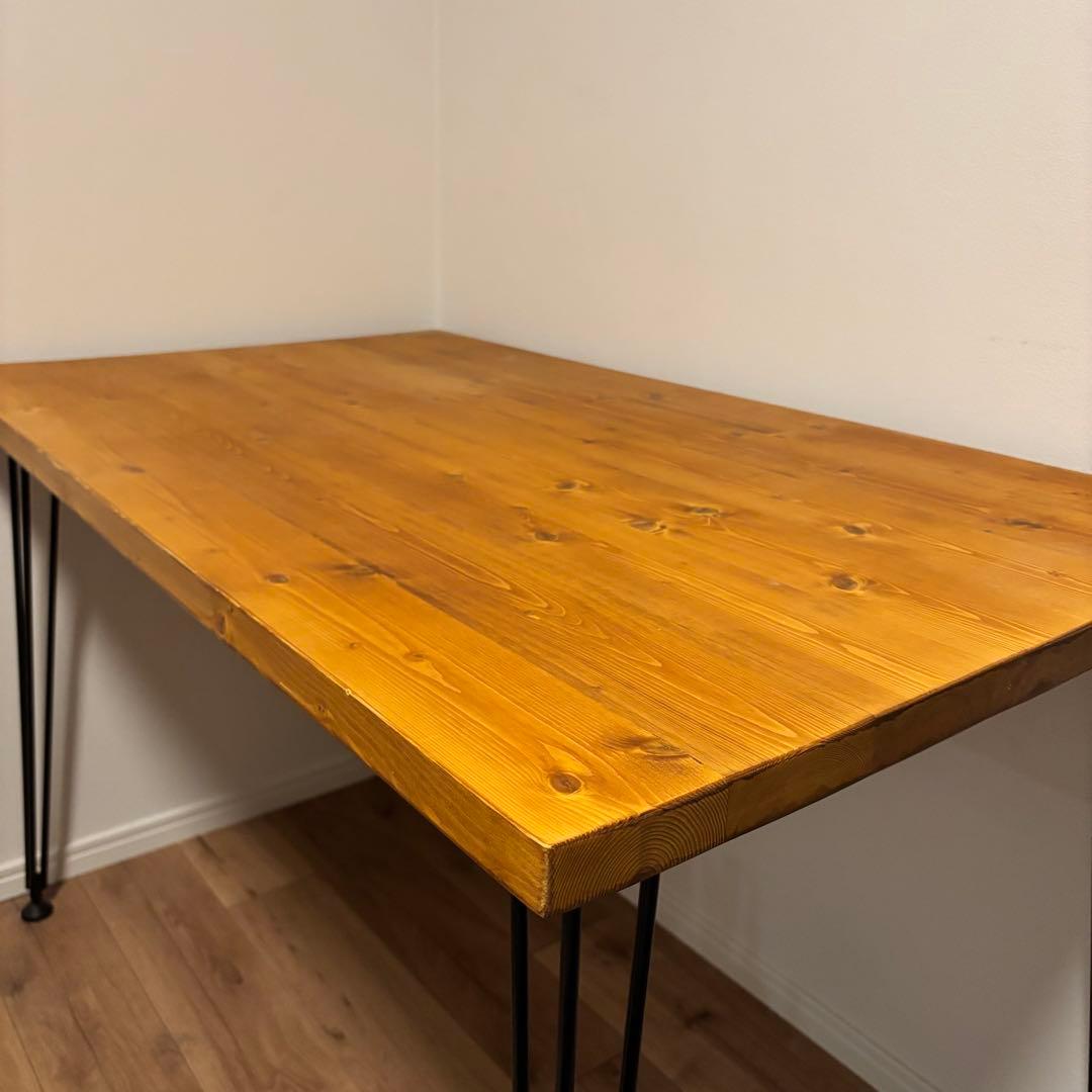 LOWYA ロウヤ ダイニングテーブル 木目 木製 天然木 ヴィンテージ風