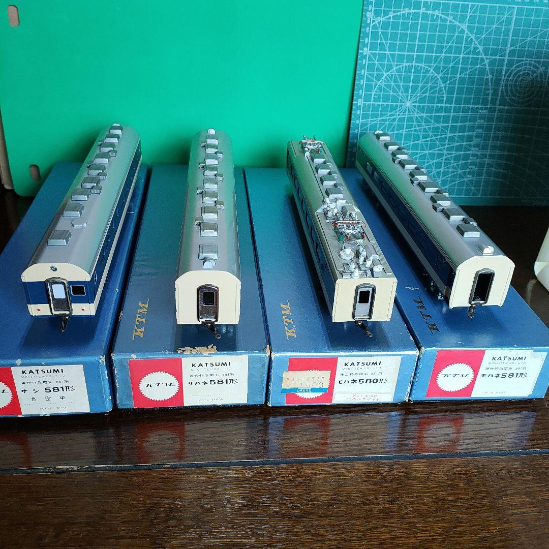カツミ模型店HOゲージ 581系電車中間車4両セット - メルカリ
