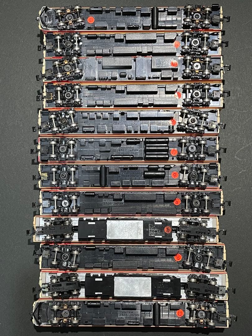 【ジャンク】TOMIX旧製品485系ひばり１２両動力２両動作確認済み