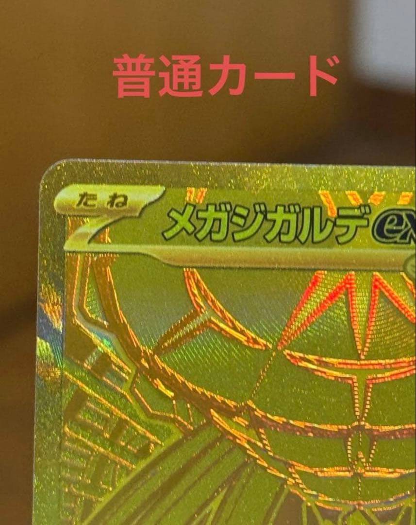 【即日発送】メガジガルデex MUR【エラカード】