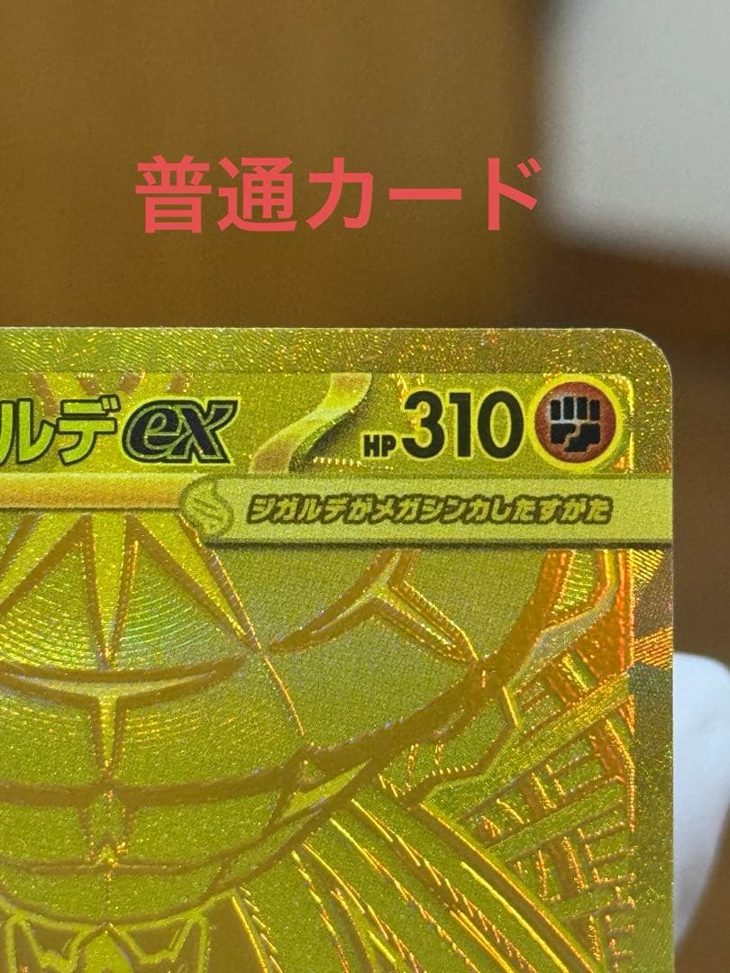 【即日発送】メガジガルデex MUR【エラカード】