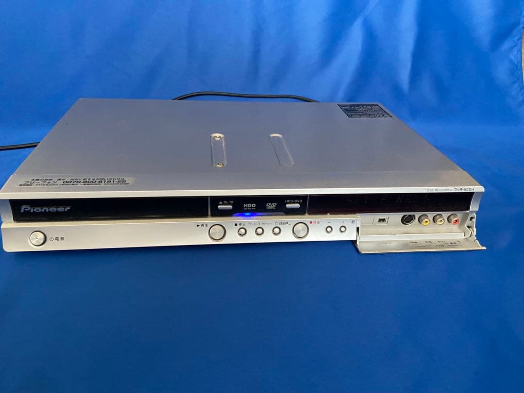 【完動美品】Pioneer DVD/200GBHDDレコーダー DVR-530H
