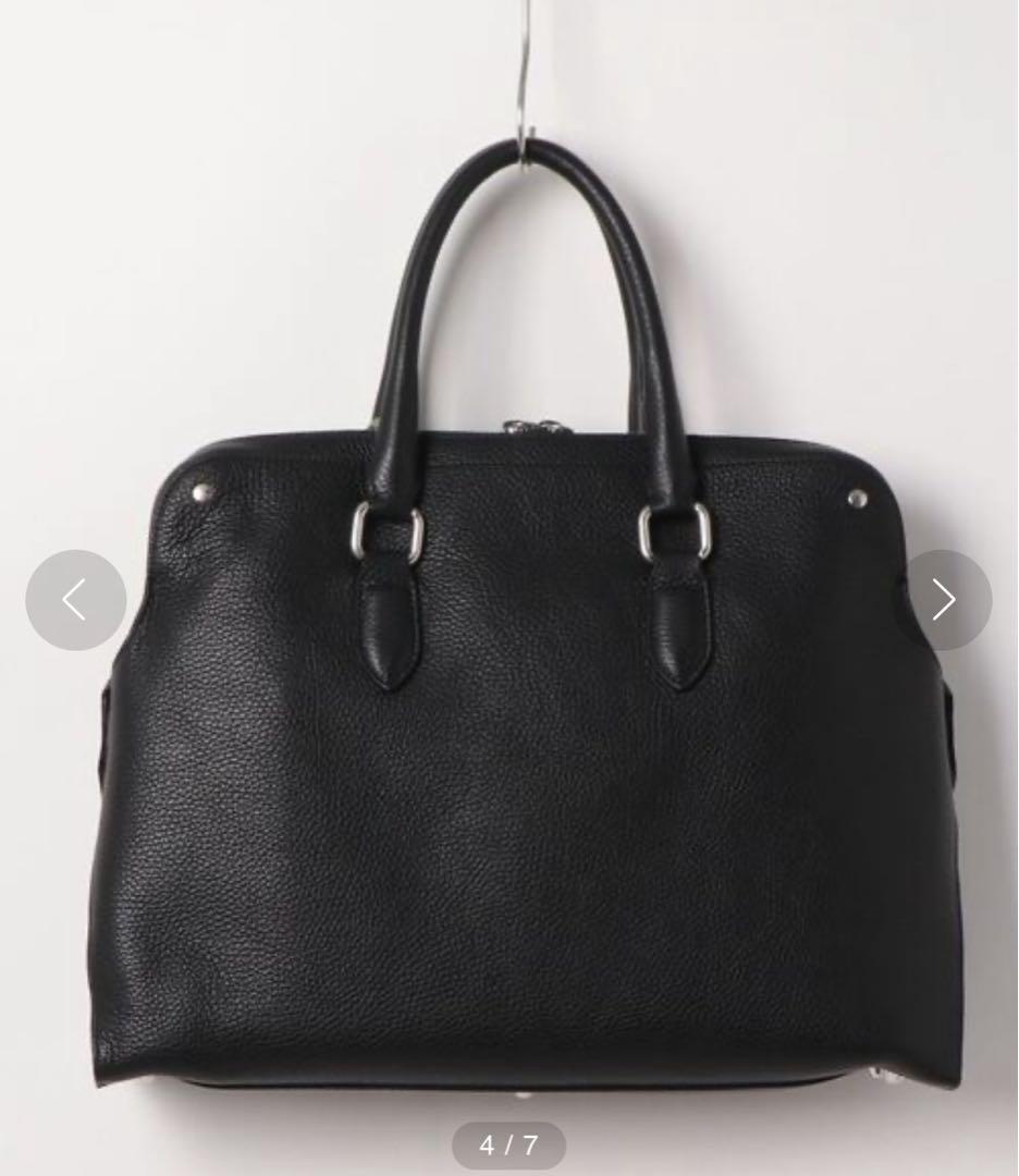 ［新品未使用］Orobiancoオロビアンコ　ビジネスバッグ　ブラックレザー　黒