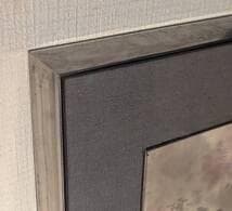 【真作】絵画　日本画　山里の暮らし　幻想の山村風景　水墨淡彩　箱入　X71