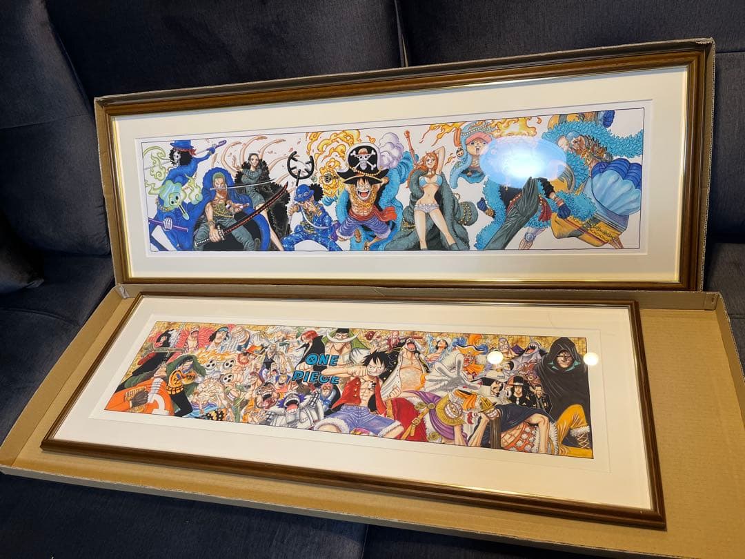 【激レア】ワンピース　10周年　20周年　額装高精細複製原画　ONEPIECE