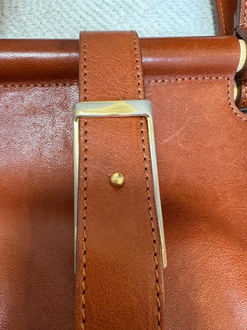 l*i様 マルジェラ。１１番レザー バッグ茶色