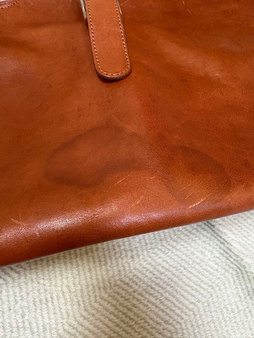 l*i様 マルジェラ。１１番レザー バッグ茶色