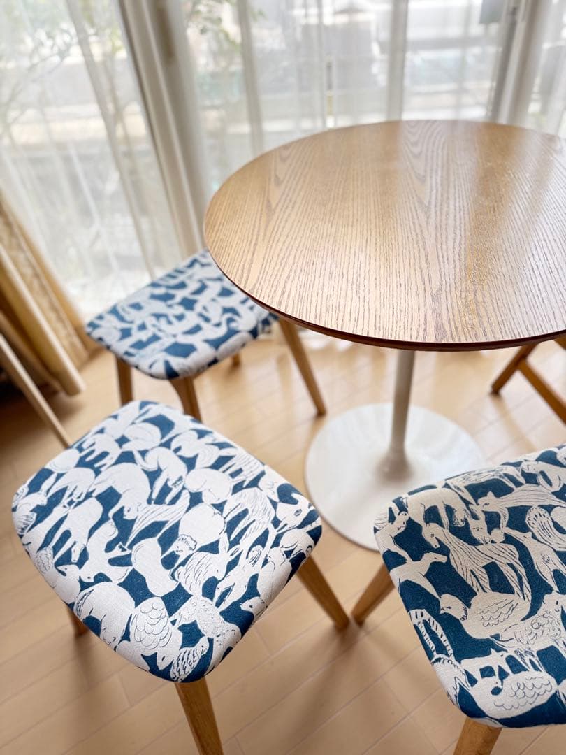 mina perhonen / ミナペルホネン生地使用スツール