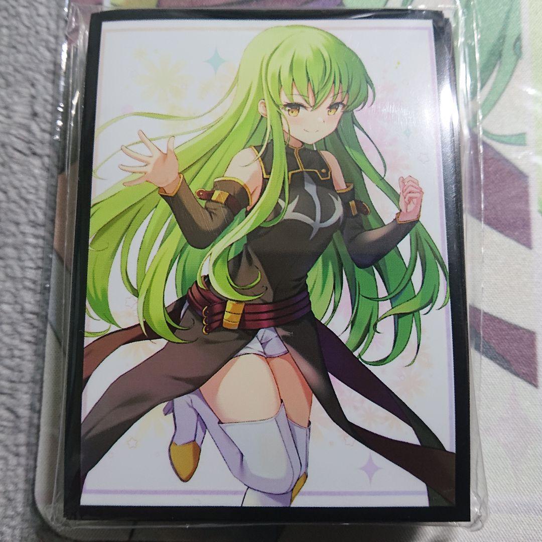 α1 コードギアス 開く髪の毛&黒の騎士団服 CC スリーブ&プレイマット