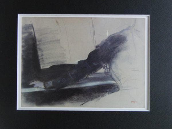 エドガー・ドガ、≪ピアノの前のカミュ夫人≫のための習作（右手）、希少