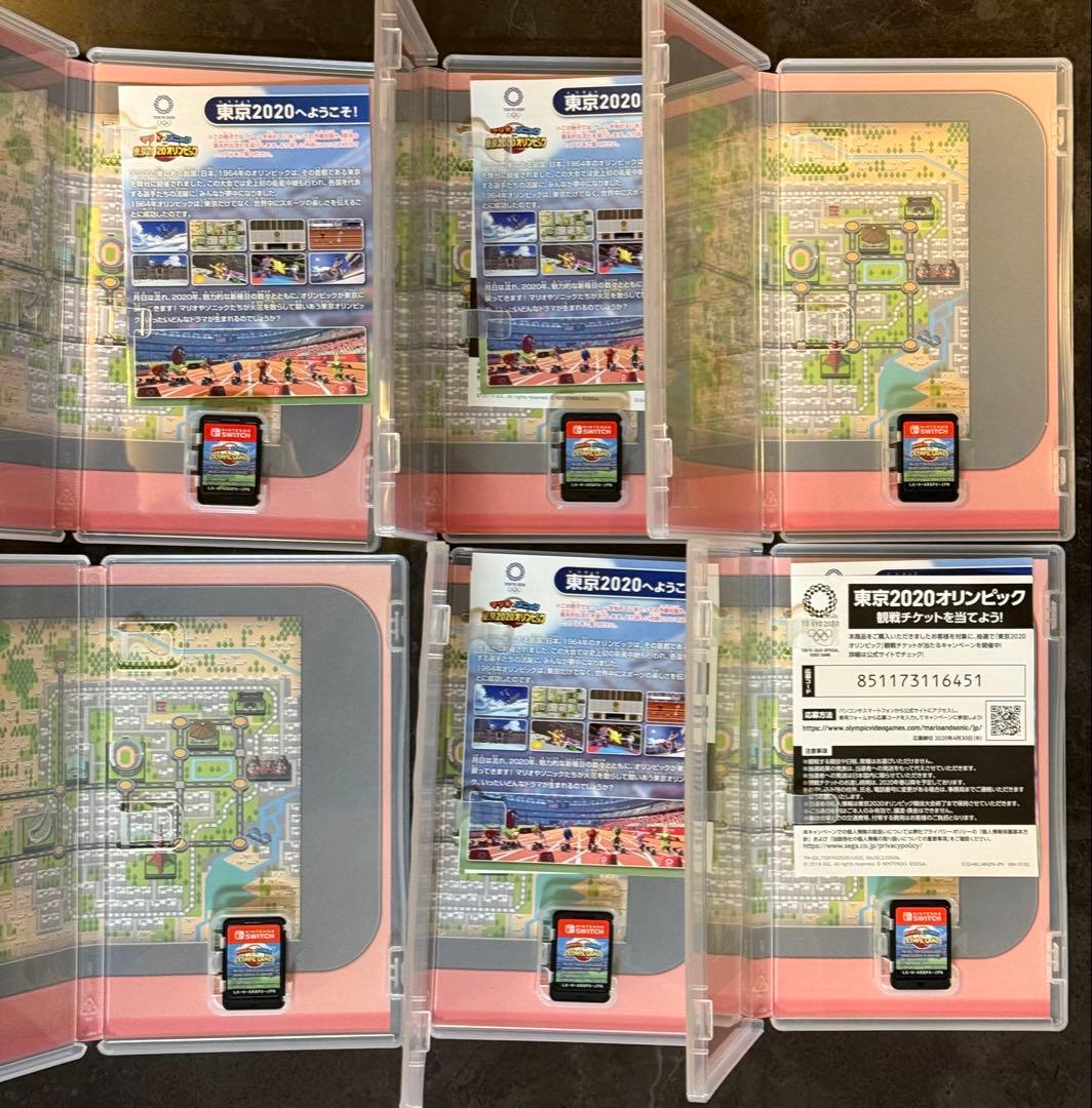【switch】マリオ&ソニック AT 東京2020オリンピック 6本セット
