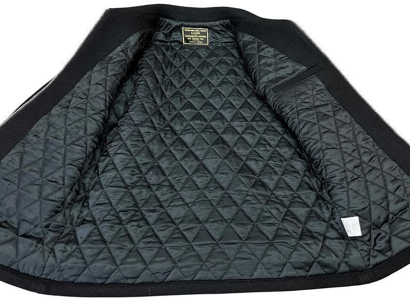 希少 ワコマリア GP ヘビー メルトン アーチ ロゴ 刺繍 ジャケット 黒