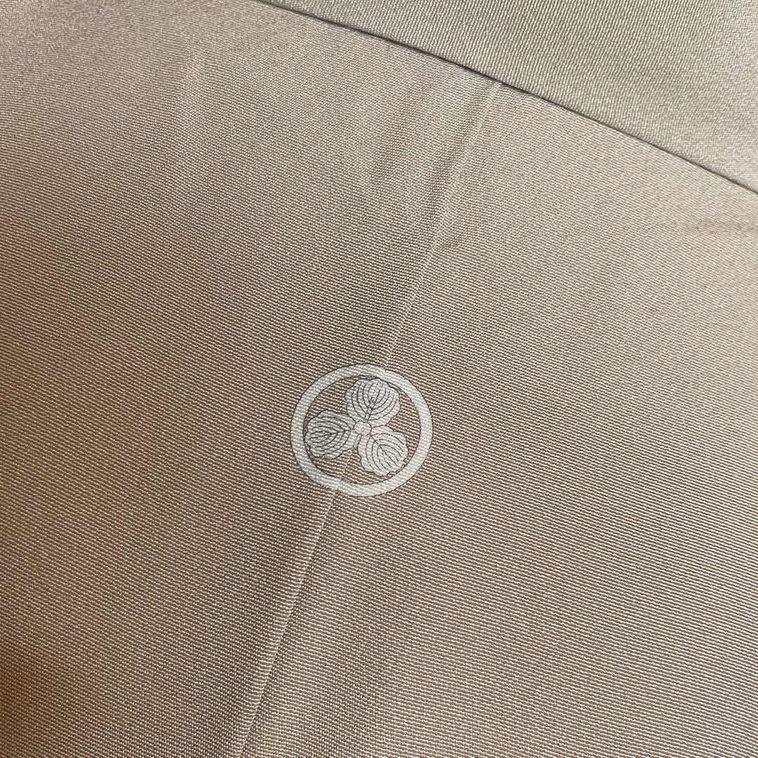 色留袖 フルセット 稲穂 鳥 丸に三つ柏 金駒 金彩 五つ紋 比翼仕立て