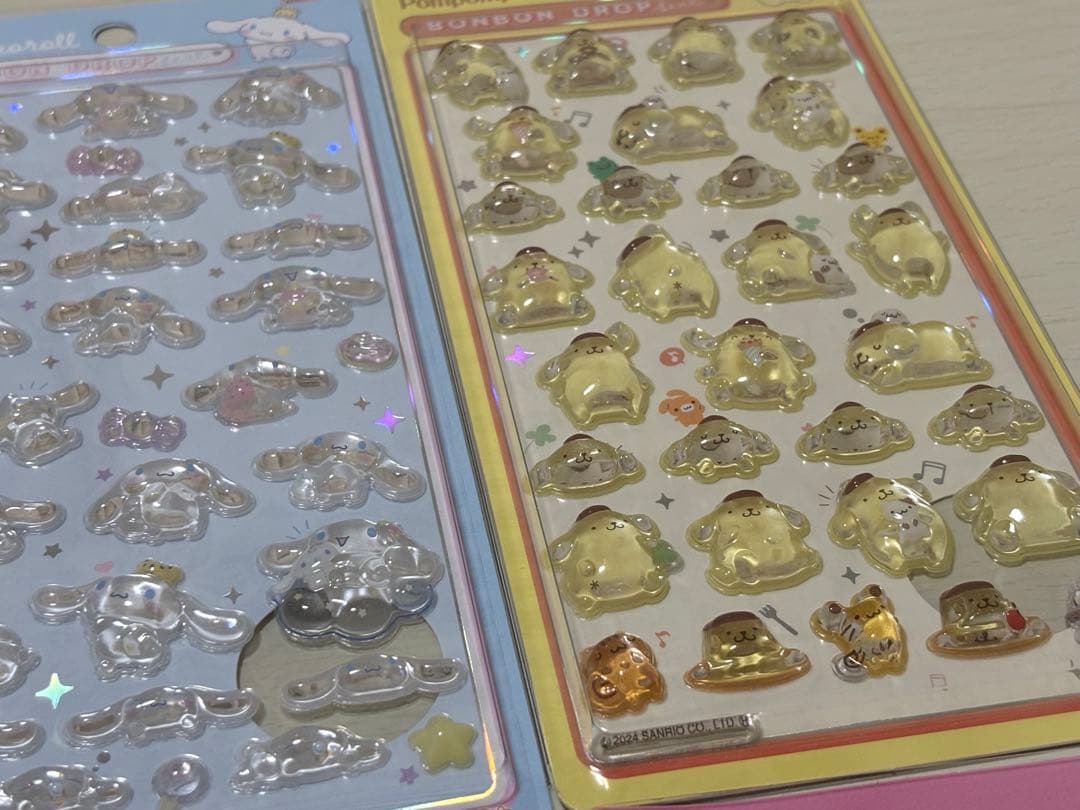 ボンボンドロップシール　サンリオ　８枚セット