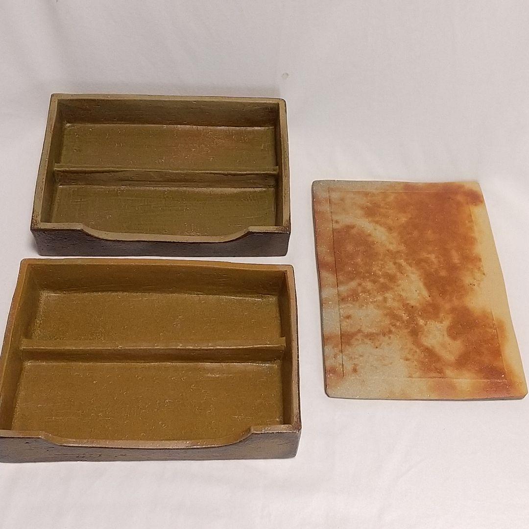 杉原祥公 桜 累箱（かさねばこ） 丹波立杭焼 共箱付