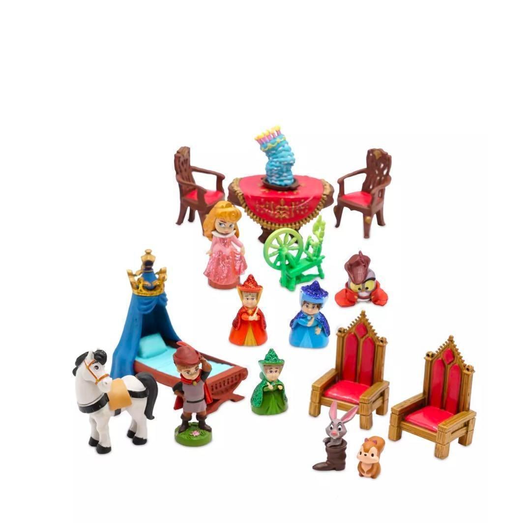 ディズニープリンセス 眠れる森の美女 オーロラ姫 ドールハウス プレイ