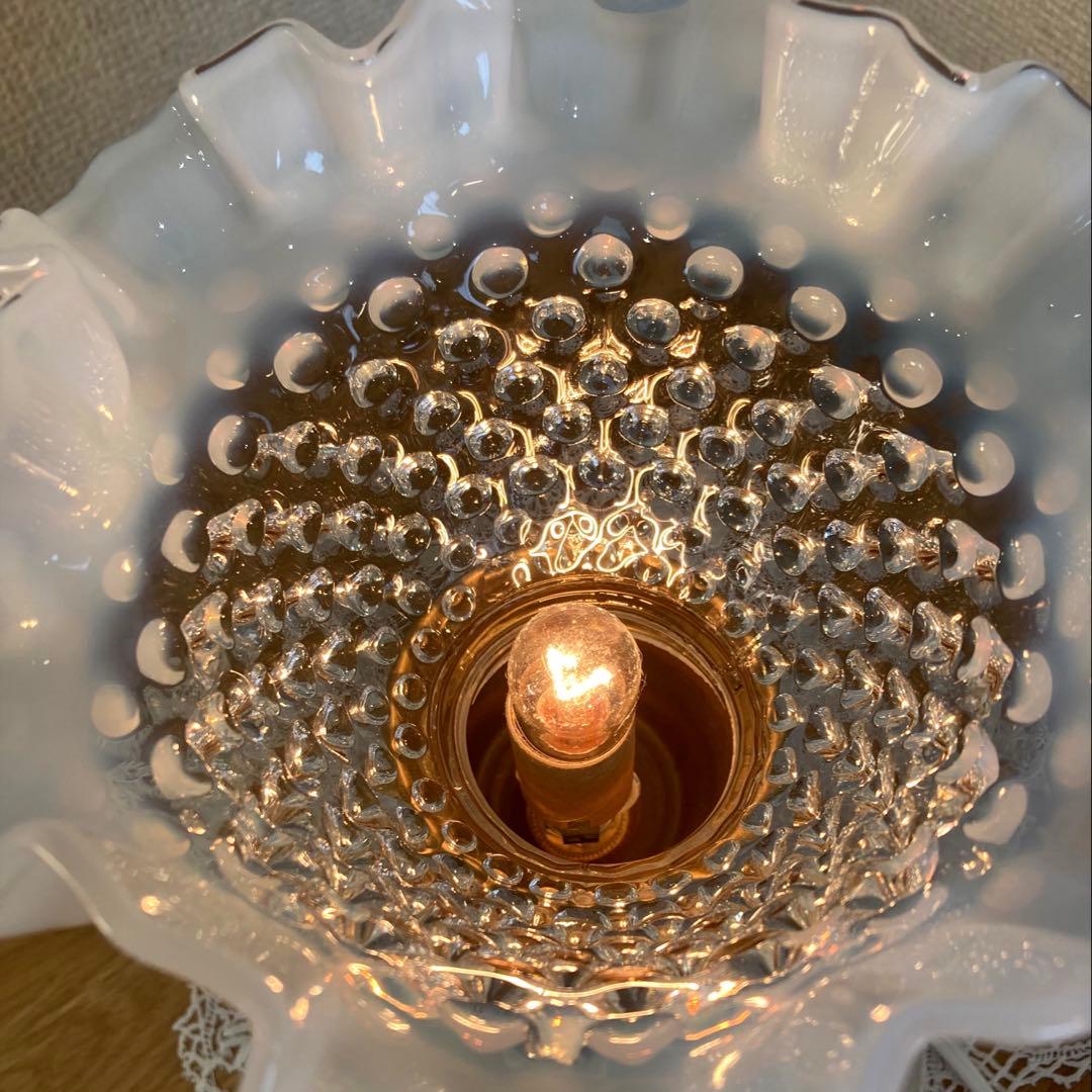 専用）フェントン 1940年 ランプシェード オパールセント アンティーク