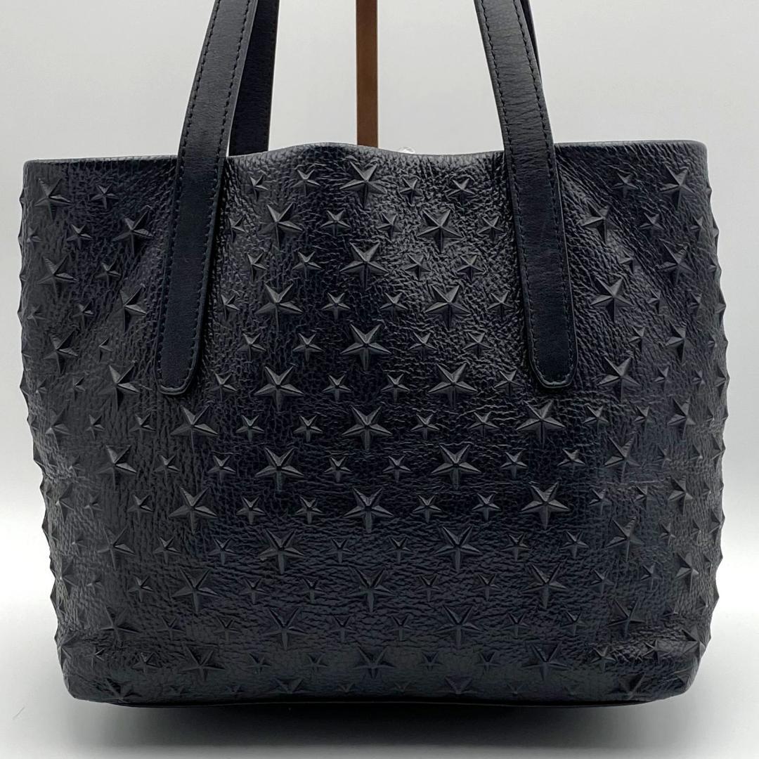 美品】ジミーチュウ トートバッグ ソフィアS スタースタッズ レザー