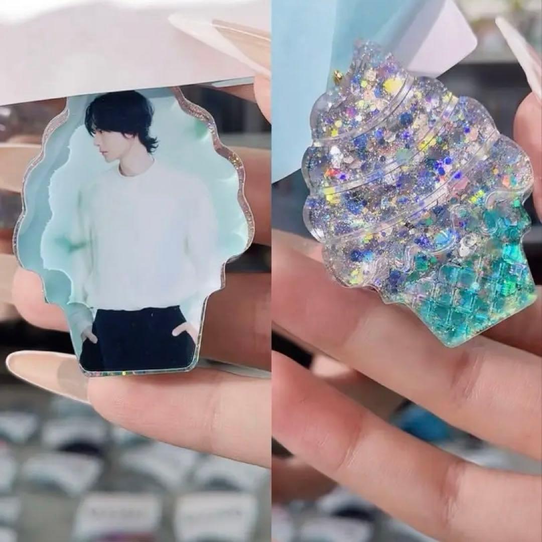 王一博 肖戦 アイスクリーム レジンキーホルダー 0604