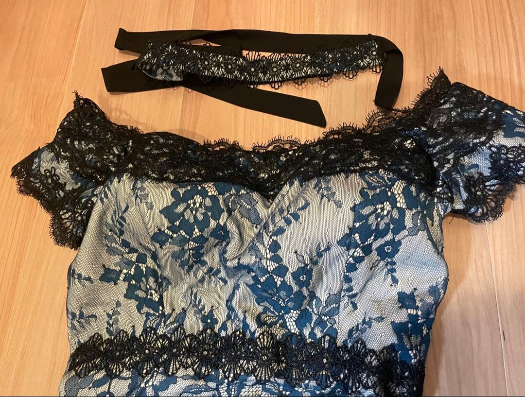 UNA VALERIE マーメイド　オフショルダー　ロングドレス