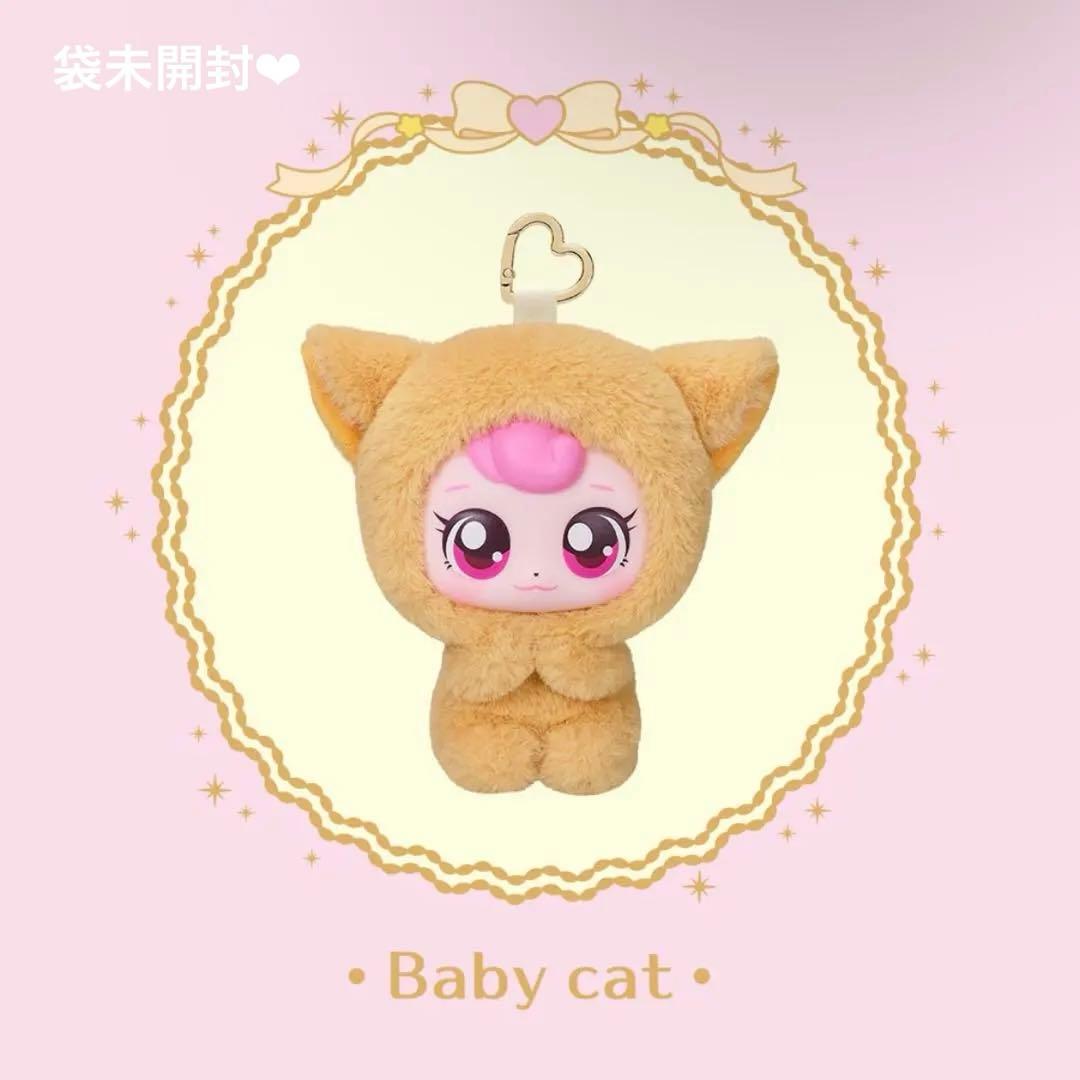 ティニピン ハチュピン アニマルシリーズ Baby cat キーリング ネコ