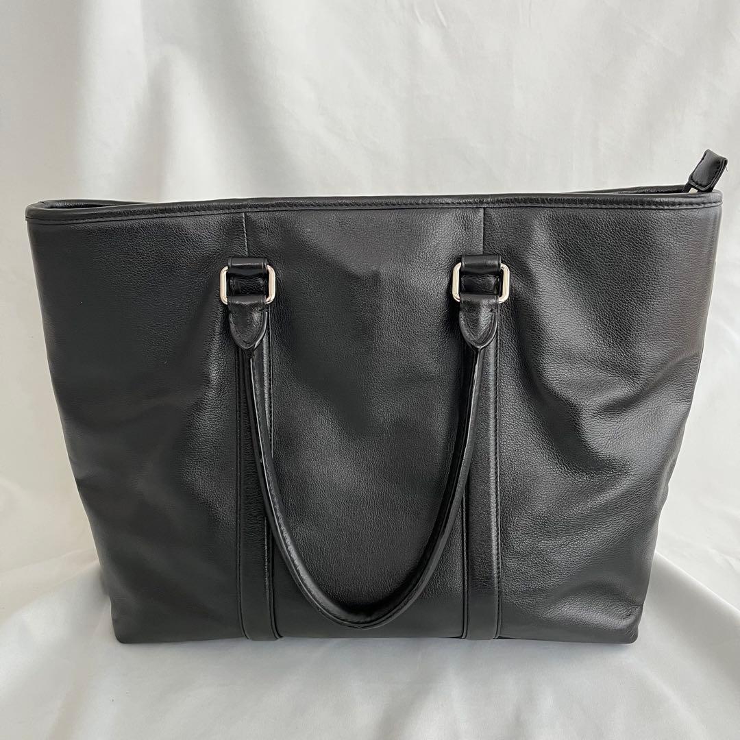 美品 COACH メトロポリタン ビジネスバッグ トート 2way オールレザー