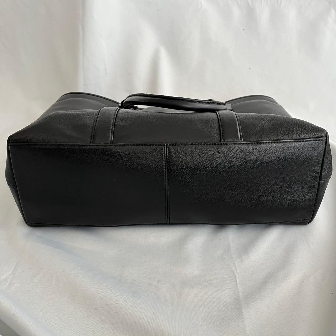 美品 COACH メトロポリタン ビジネスバッグ トート 2way オールレザー