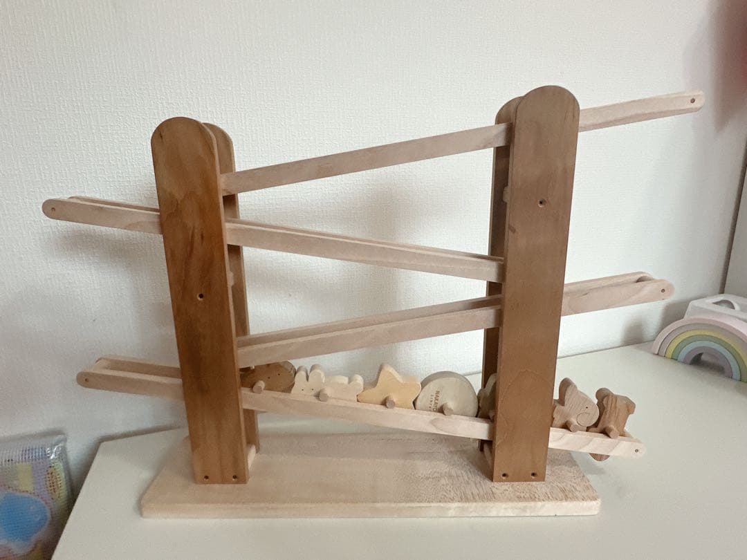 なかよしライブラリー 木製 動物型 知育玩具 皇室で使われたおもちゃ