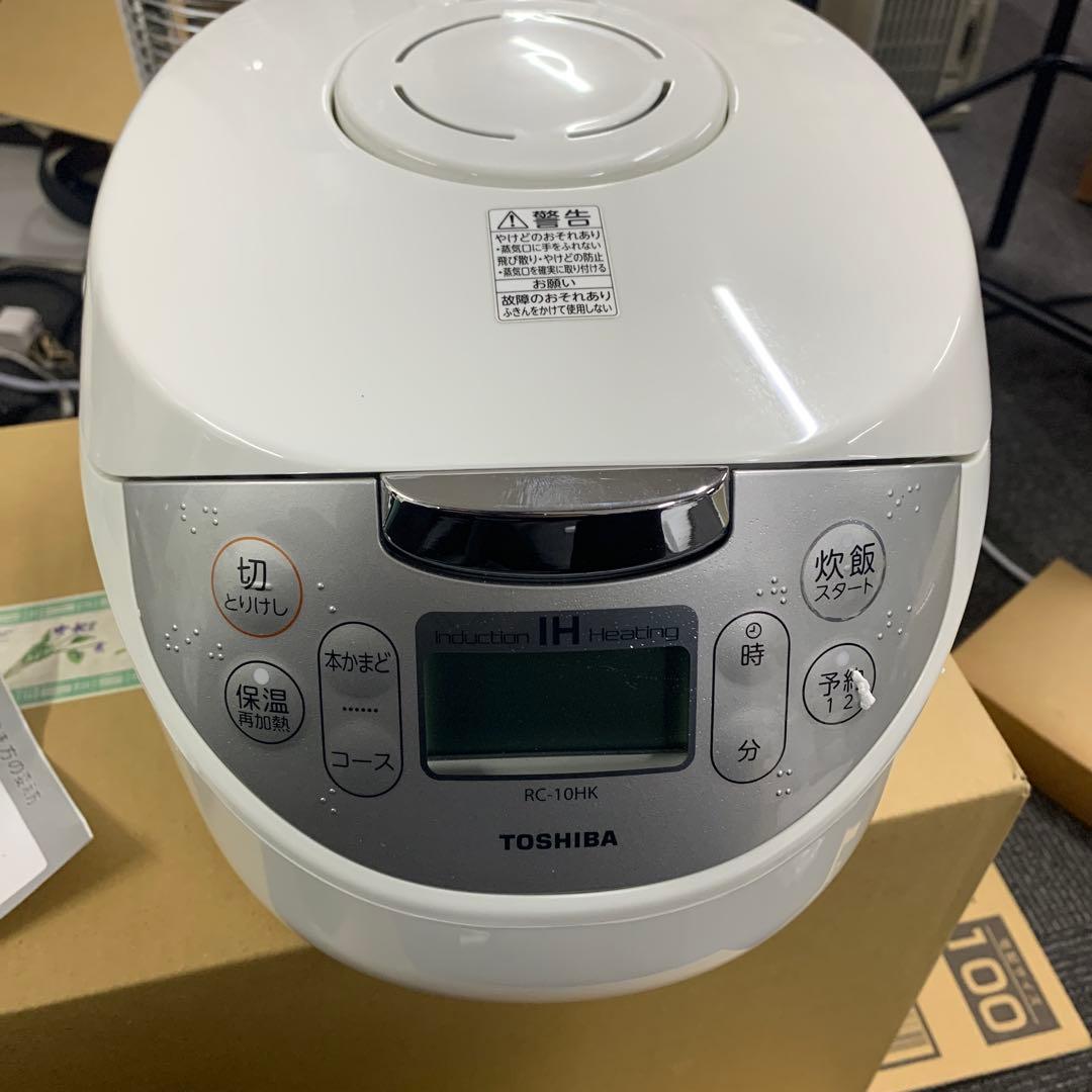 TOSHIBA RC-10HK 炊飯器 1.0L ホワイト