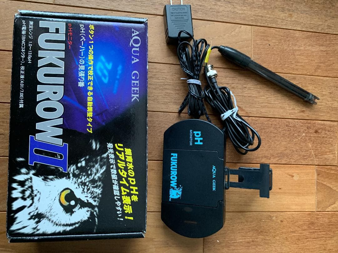AQUA GEEK(アクアギーク)製PH測定器、FUKUROW2(フクロウ2)