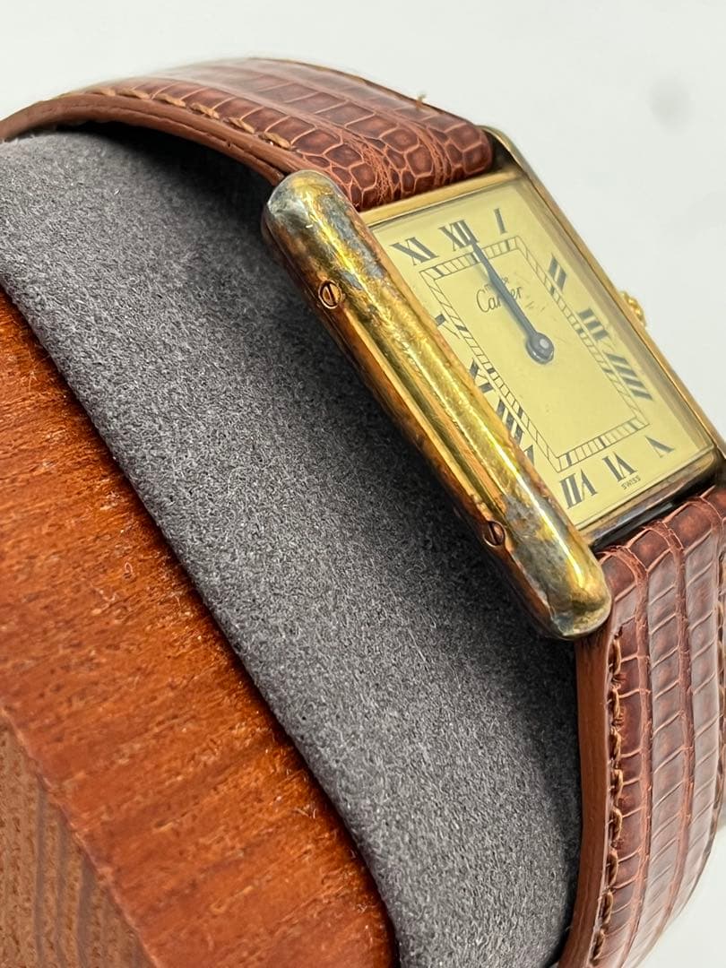 Cartier カルティエ タンク ヴェルメイユ 腕時計 　現状品