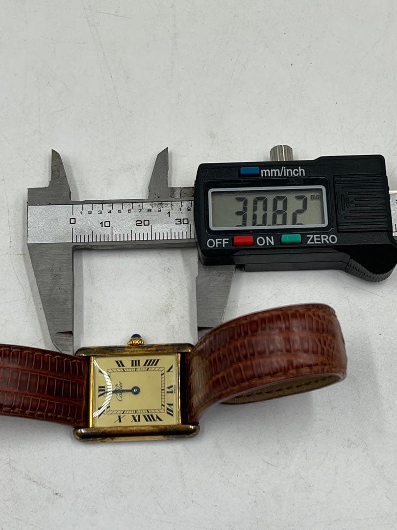 Cartier カルティエ タンク ヴェルメイユ 腕時計 　現状品